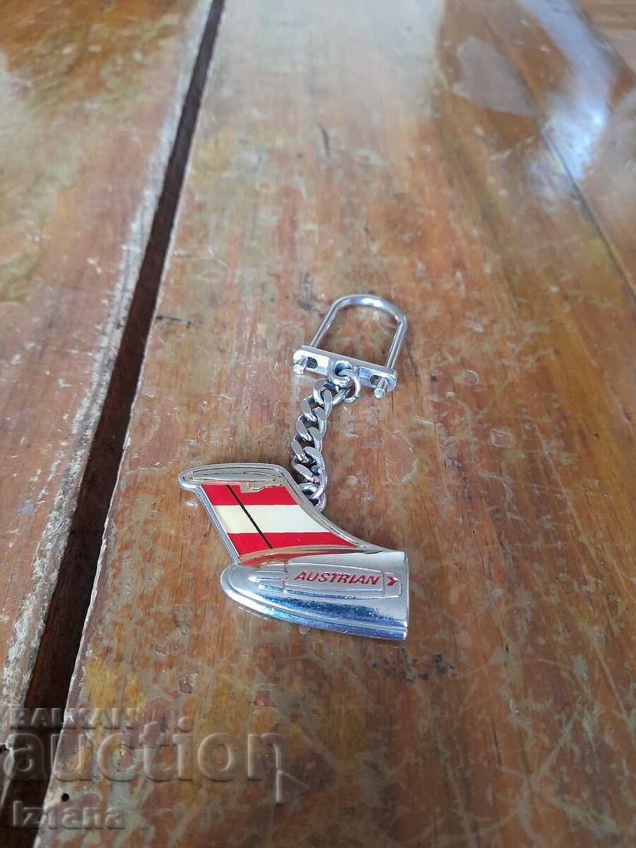 Old Austrian Airlines key ring