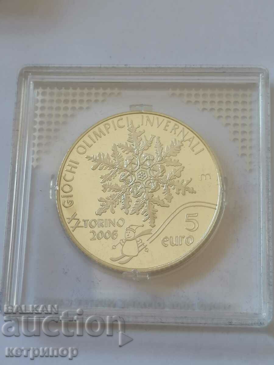 5 euro argint San Marino 2006. Dovada