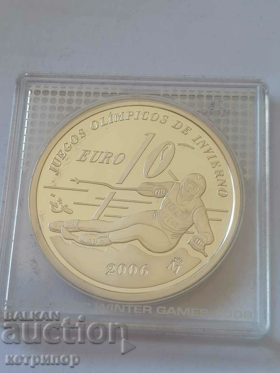 10 евро Испания 2005 г сребърна рядка