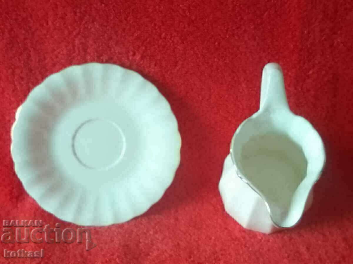 Delivery of Old porcelain Double set Latiera plate Vidin marked Bononia Delivery of Old porcelain Double set Latiera plate Vidin marked Bononia