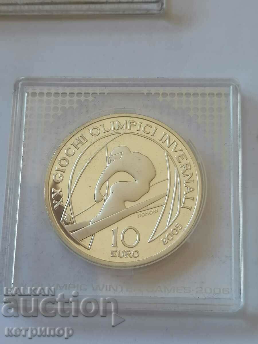 10 euro 2005 silver rare Italy
