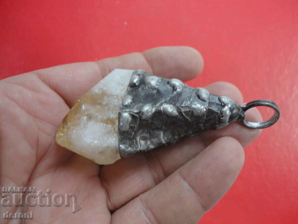 Druze mineral stone in hardware - 6