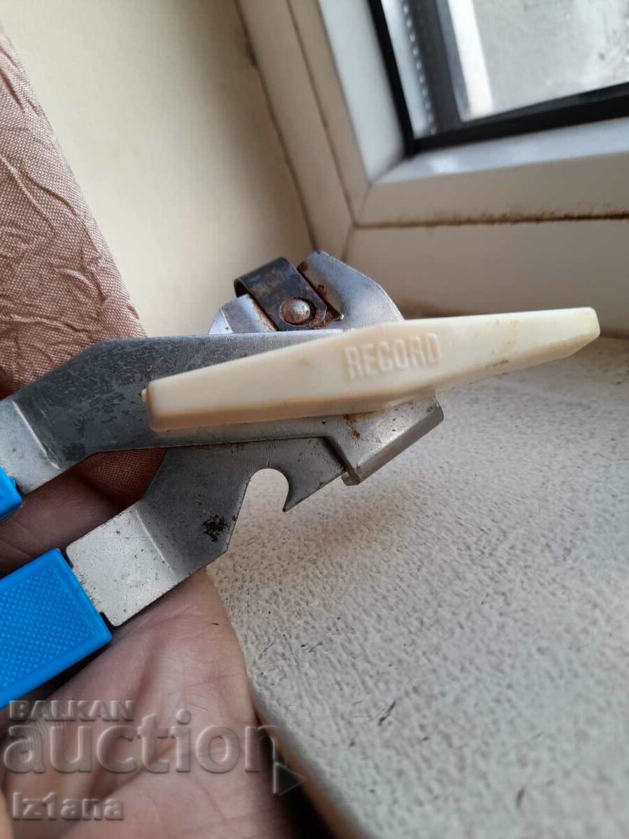 Auction Old RECORD can opener Auction Old RECORD can opener