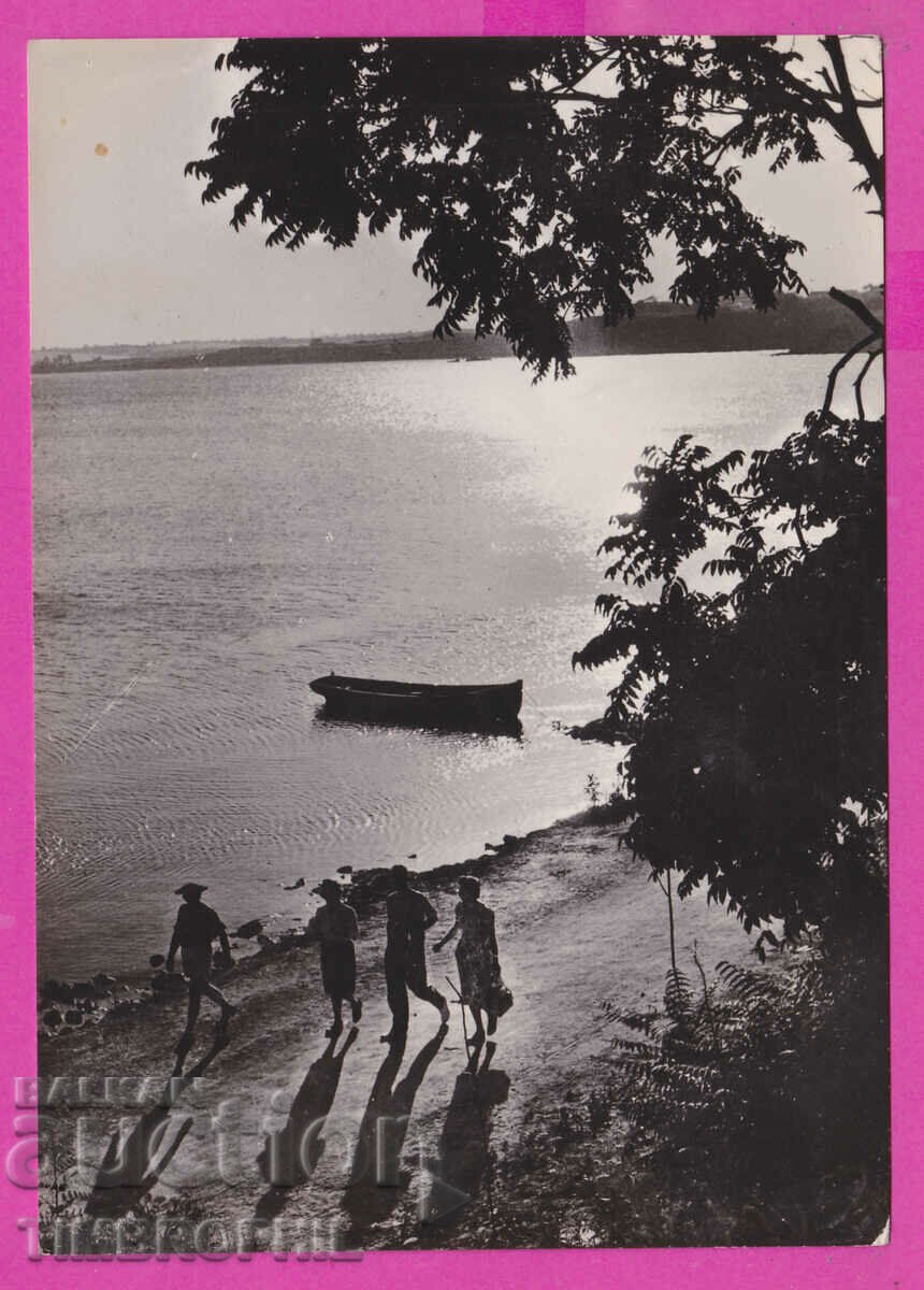 310121 / Несебър - крайбрежен пейзаж А-43/1960 Бълг фотограф