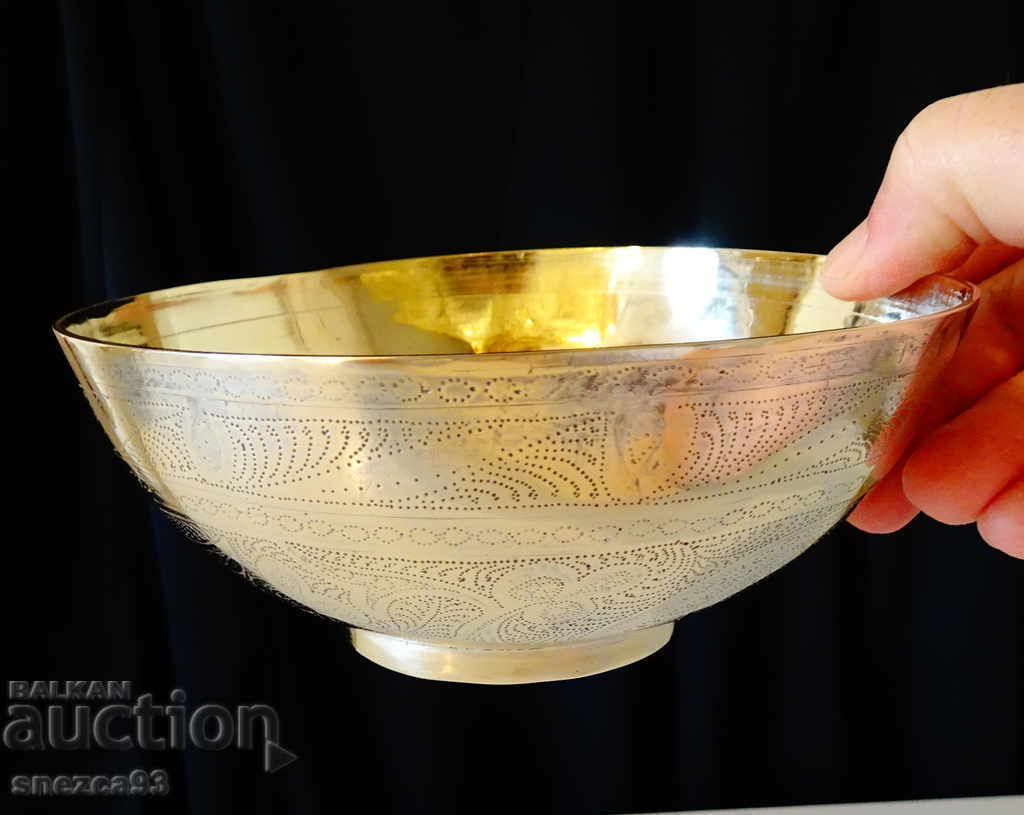 Persian bronze candy bowl, bowl, ornaments.