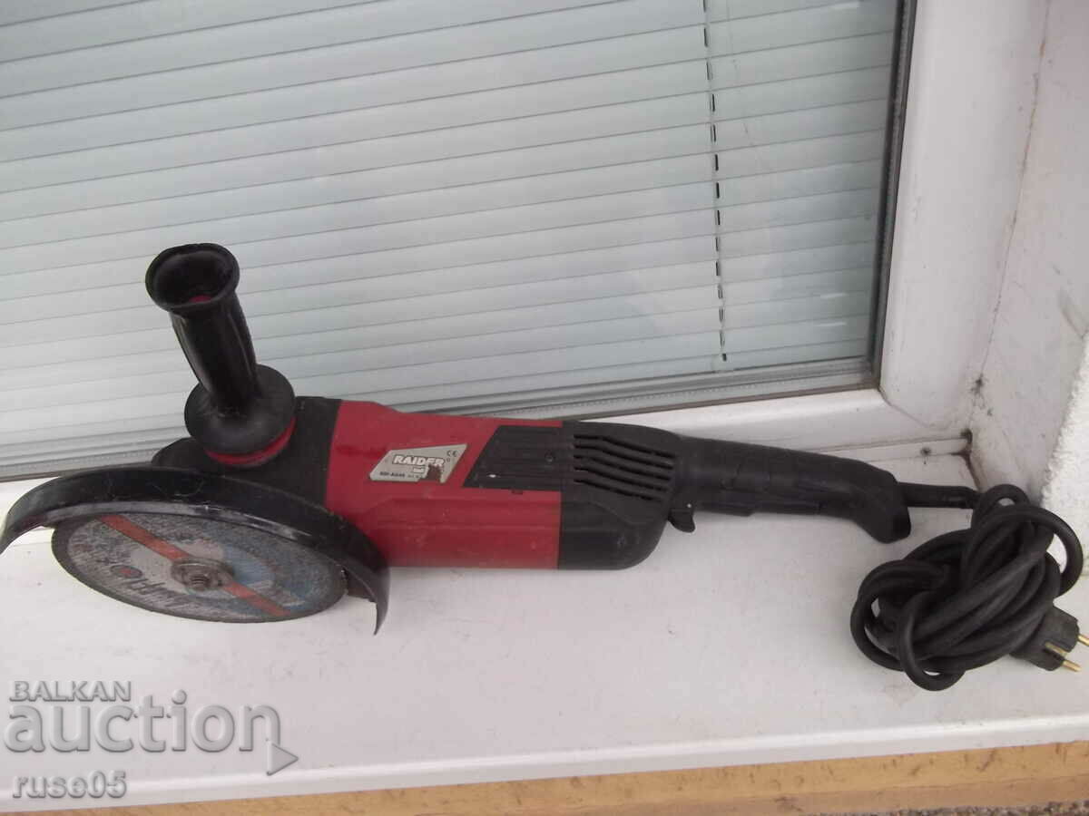 Polizor unghiular "RAIDER - RDI-AG48" functioneaza cu preț 120.00 BGN | € 61.36 Polizor unghiular "RAIDER - RDI-AG48" functioneaza cu preț 120.00 BGN | € 61.36