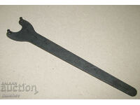 Wrench for angle grinder for clamping discs, pins at 35 mm