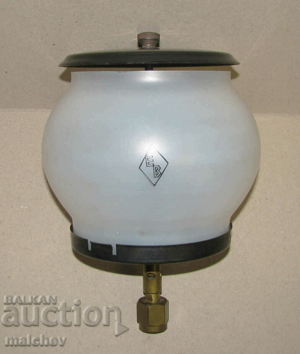 Camping lamp portable for gas bottle 1985 preserved