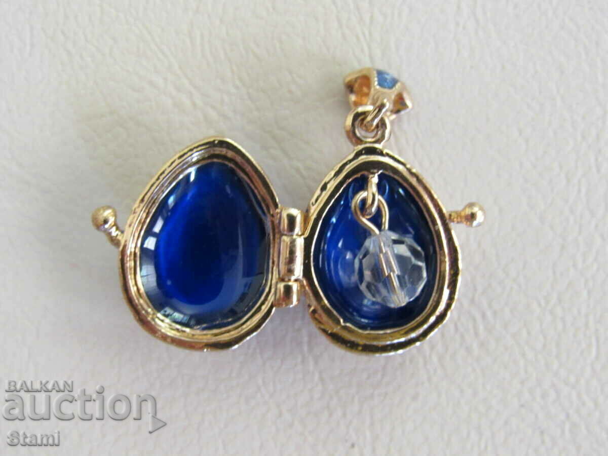Fine women's pendant necklace - Faberge egg, new - 6 Fine women's pendant necklace - Faberge egg, new - 6