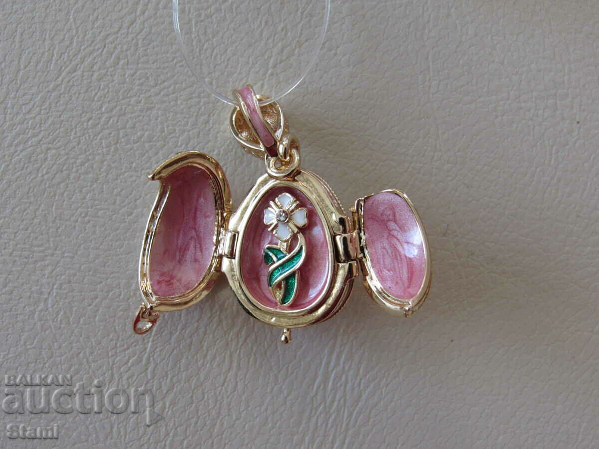 Fine ladies' ladybug necklace Egg Faberge, new - 5 Fine ladies' ladybug necklace Egg Faberge, new - 5