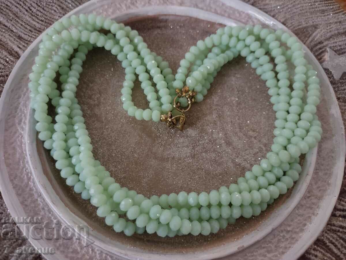 Green necklace jewelry 2.06.24 with price 99.00 BGN | € 50.62