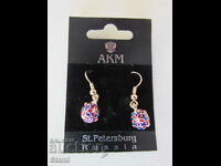 Fine women's Fabergé Egg earrings, new