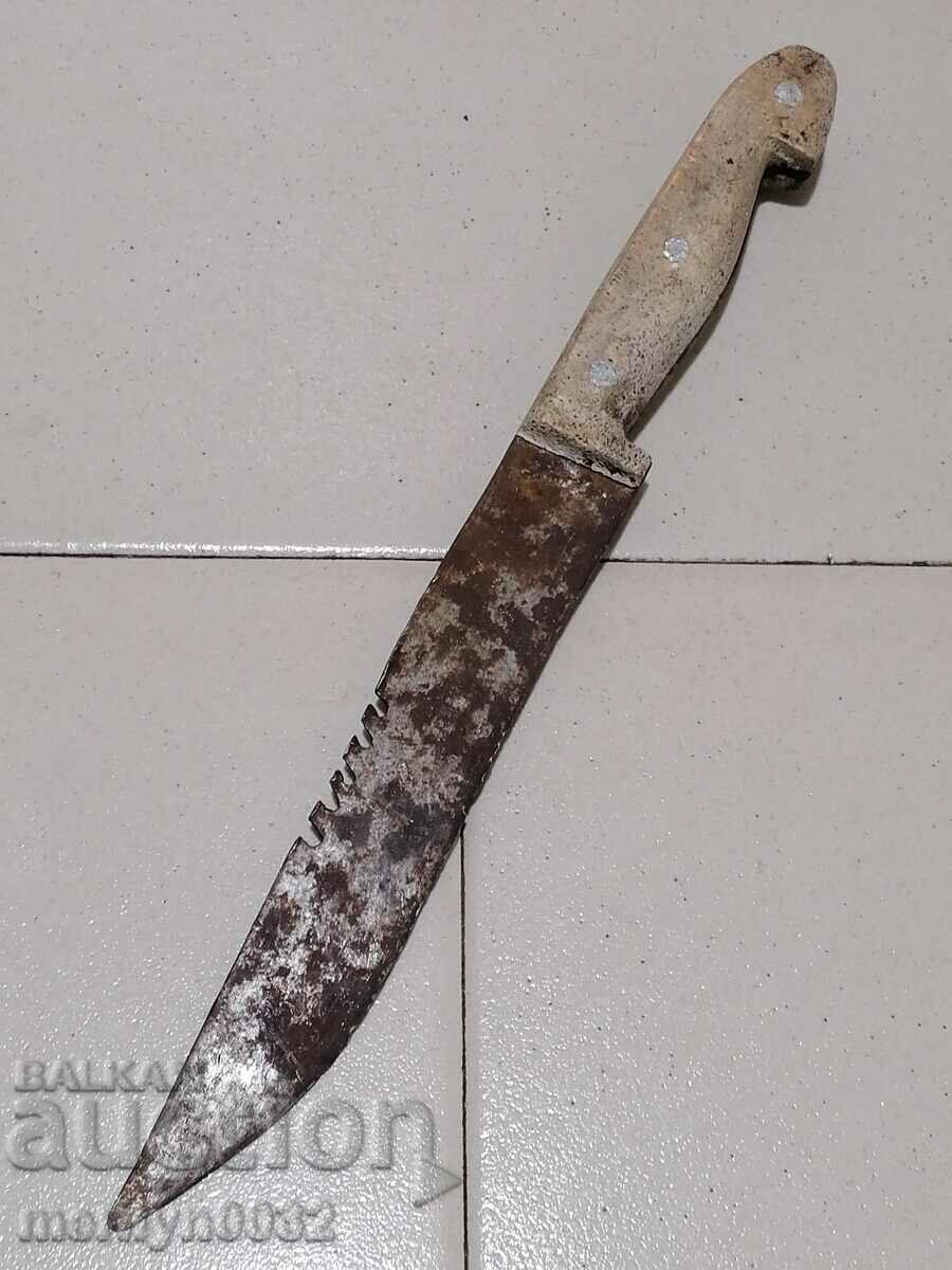 Παλιά σφυρηλατημένη λεπίδα κρεοπωλείου με τιμή 39.00 BGN | € 19.94 Παλιά σφυρηλατημένη λεπίδα κρεοπωλείου με τιμή 39.00 BGN | € 19.94