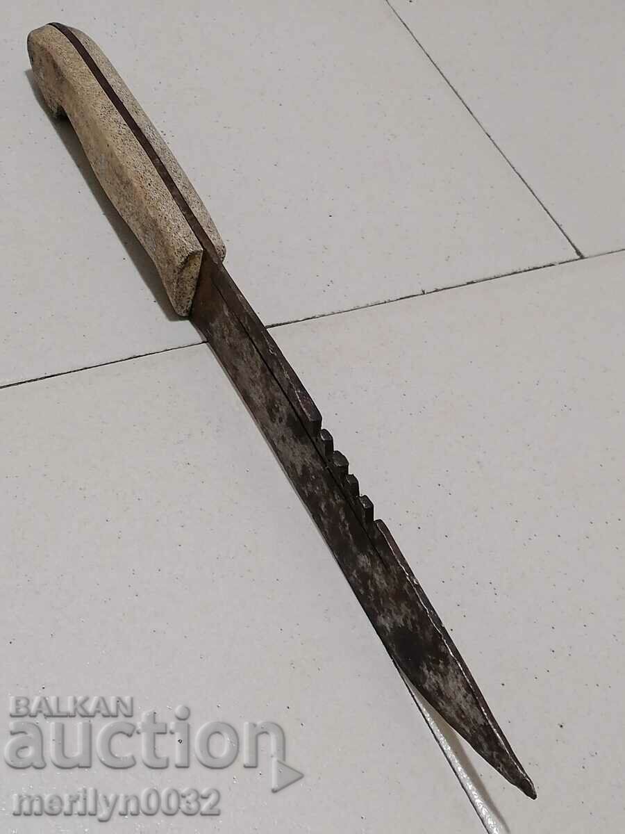 Παλιά σφυρηλατημένη λεπίδα κρεοπωλείου - 5 Παλιά σφυρηλατημένη λεπίδα κρεοπωλείου - 5