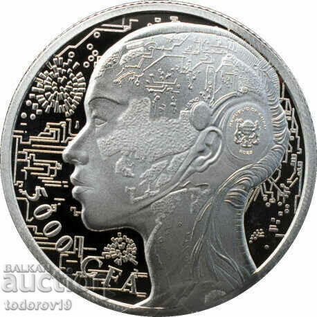 NEW!!! Silver 1 oz Artificial Intelligence 2023 - Republic of CHAD