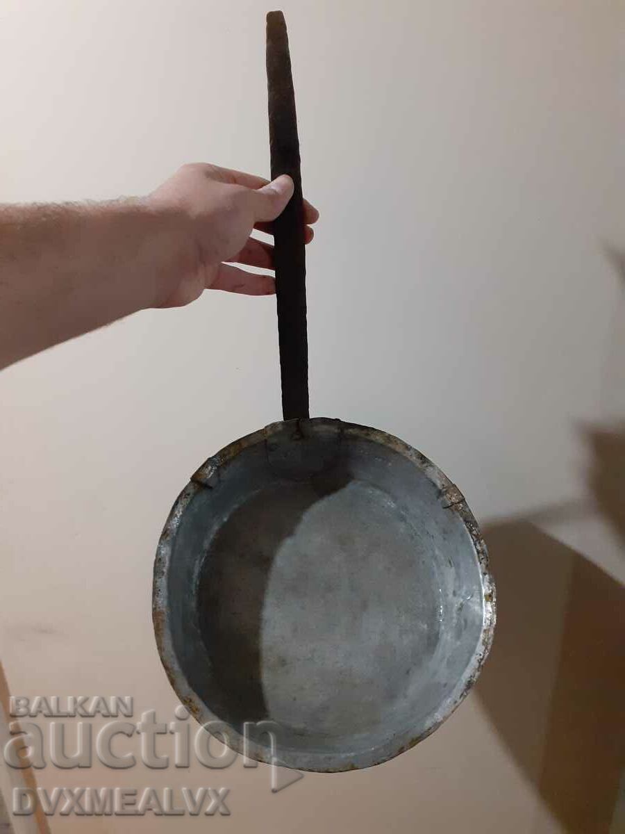 Large copper, copper revival pan