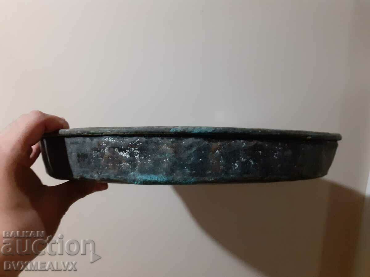 Аукцион Възрожденска медна, бакърена тава 2