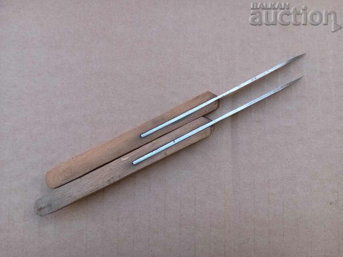 Sickle and Hammer Tarnovo stainless steel legs knives knife 60s 70s - 5