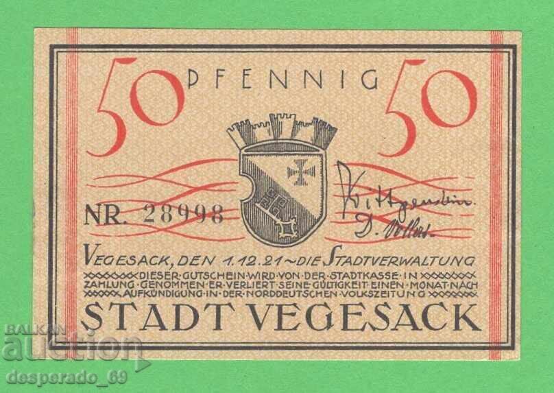 (¯`'•.¸NOTGELD (gr. Harzgerode) 1921 - 50 pfennig¸.•'´¯) cu preț € 1.00 | 1.96 BGN