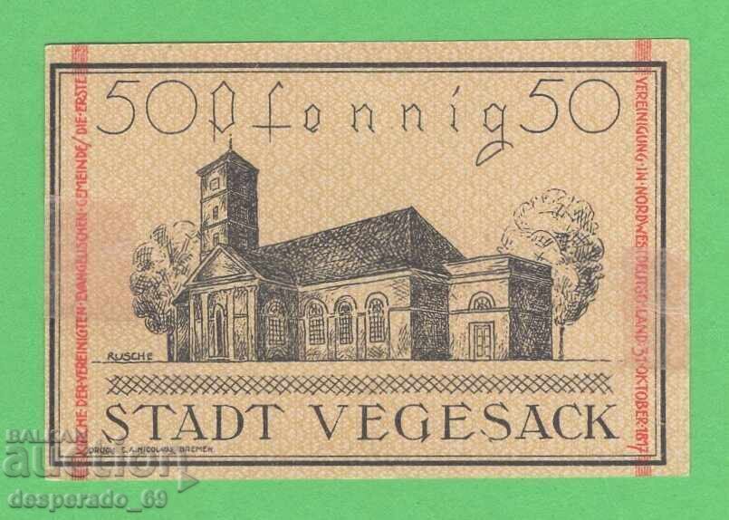 (¯`'•.¸NOTGELD (gr. Harzgerode) 1921 - 50 pfennig¸.•'´¯)