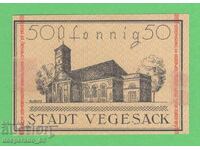 (¯`'•.¸NOTGELD (гр. Harzgerode) 1921 UNC- -50 пфенига¸.•'´¯)