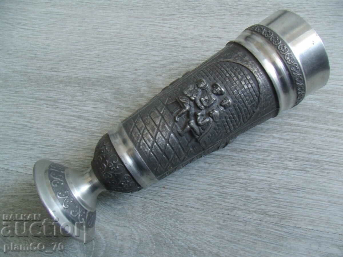Auction #*7457 old metal / pewter cup - zinn Auction #*7457 old metal / pewter cup - zinn