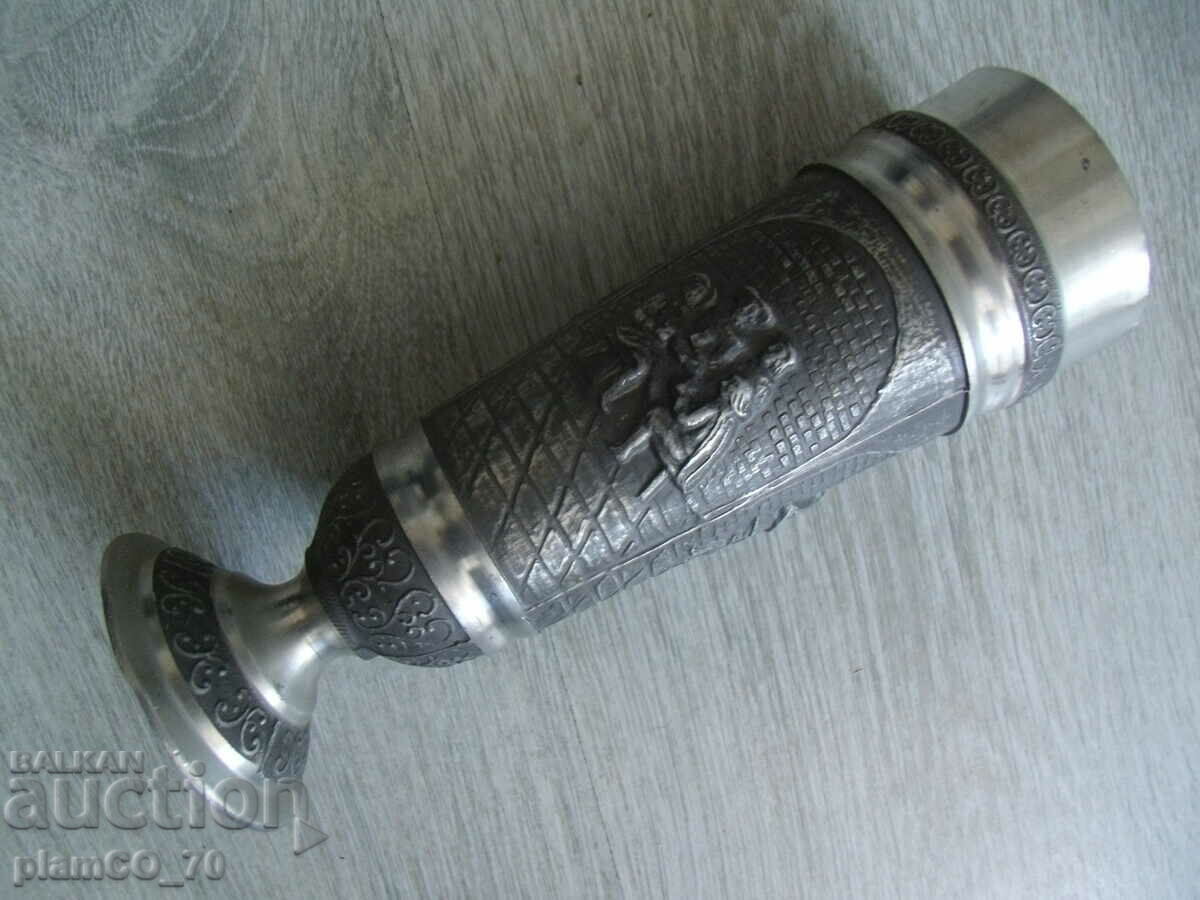 #*7457 old metal / pewter cup - zinn - 7 #*7457 old metal / pewter cup - zinn - 7