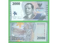 (¯`'•.¸ INDONEZIA 2000 rupia 2022 UNC ¸.•'´¯)