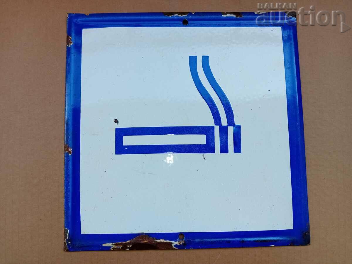 ретро указателна емайлирана табела място за пушене с цена 21.00 лв. | € 10.74 ретро указателна емайлирана табела място за пушене с цена 21.00 лв. | € 10.74