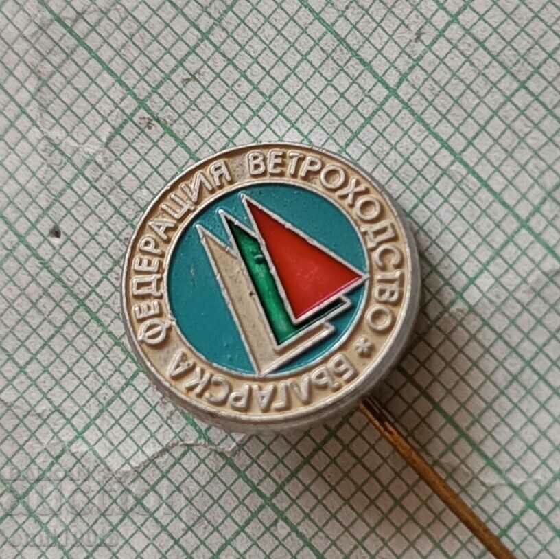 Insigna - BFW Bulgarian Sailing Federation cu preț 2.00 BGN | € 1.02