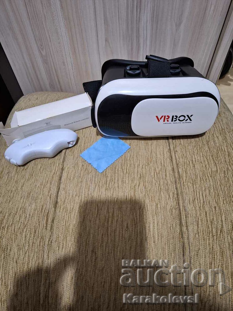 Virtual glasses with bluetooth controller