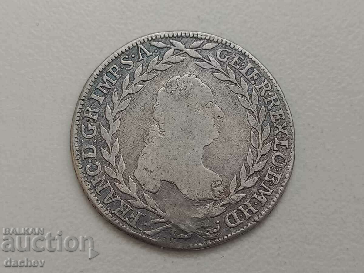 Rare Silver Coin Austria 20 Kreuzer Austria-Hungary 1765 with price 35.00 BGN | € 17.90 Rare Silver Coin Austria 20 Kreuzer Austria-Hungary 1765 with price 35.00 BGN | € 17.90