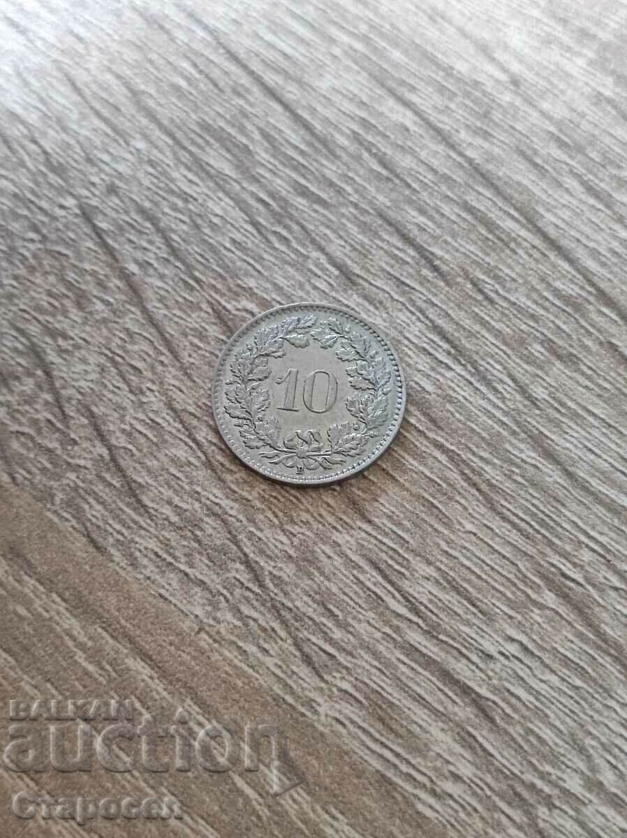 10 рапен 1957 година Швейцария