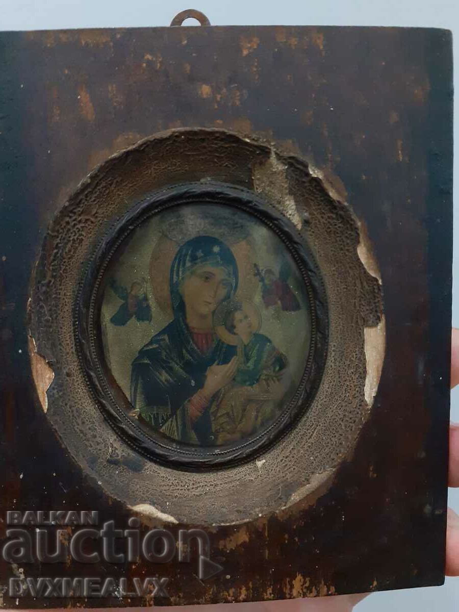 Russian imperial lithographic icon from the end of the 19th century. with price 88.00 BGN | € 44.99