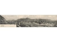 Bulgaria, Panorama of the town of Sliven, triple, untravelled