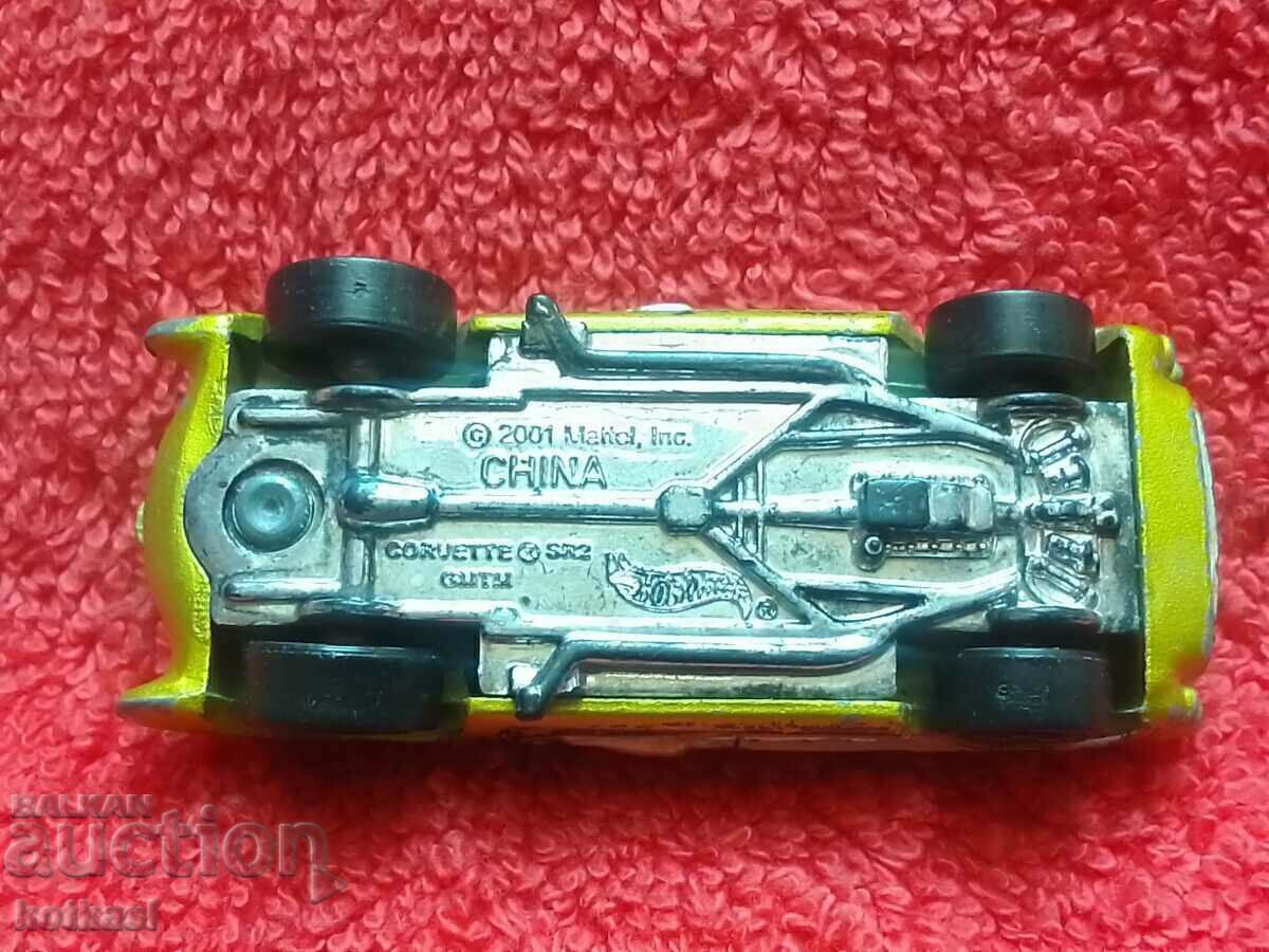 Mașină mică din metal vechi CHINA 2001 HOT WHEELS CORVETTE - 6