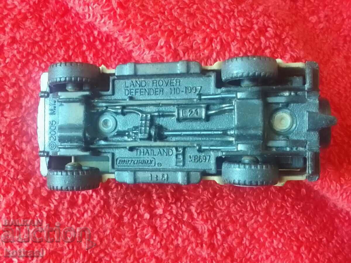 Стар метална кола Matchbox THAILAND 2005 LAND ROVER DEFENDER - 5 Стар метална кола Matchbox THAILAND 2005 LAND ROVER DEFENDER - 5