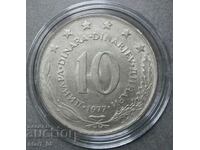 10 dinari 1977