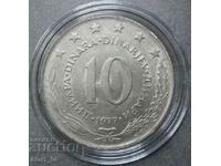 10 dinari 1977