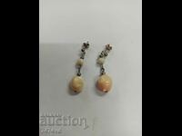 SILVER EARRINGS WITH MOTHER OF PEARL