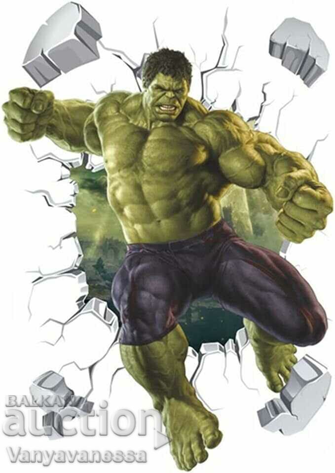 Αυτοκόλλητο διακοσμητικό τοίχου Hulk Hulk
