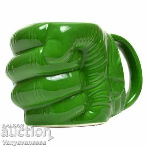 Hulk Хълк Чаша зелен юмрук анимационен герой халба