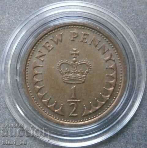 1/2 New Penny 1976