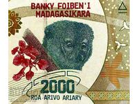 MADAGASCAR - TOP PRICE!! 2000 ARIARY 2017, UNC