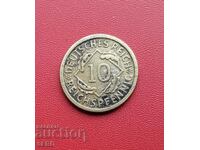 Germany-10 Pfennig 1930 G-Karlsruhe