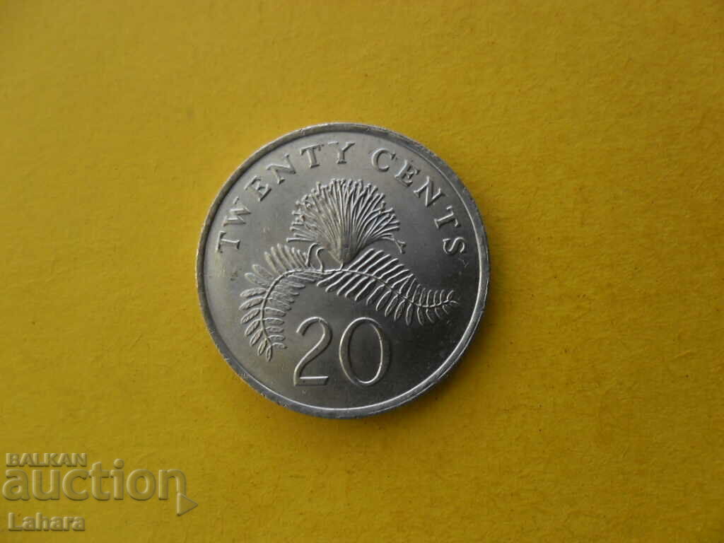 20 de cenți 1985 Singapore