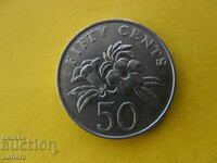 50 cents 1986 Singapore