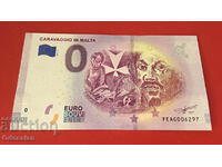 CARAVAGGIO IN MALTA - bancnota 0 euro / 0 euro