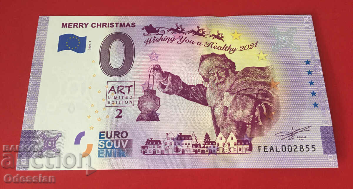 CĂSĂTOARE DE CĂRĂCIUN - bancnota 0 euro / 0 euro