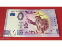 MARRY CHRISTMAS - 0 euro banknote / 0 euro
